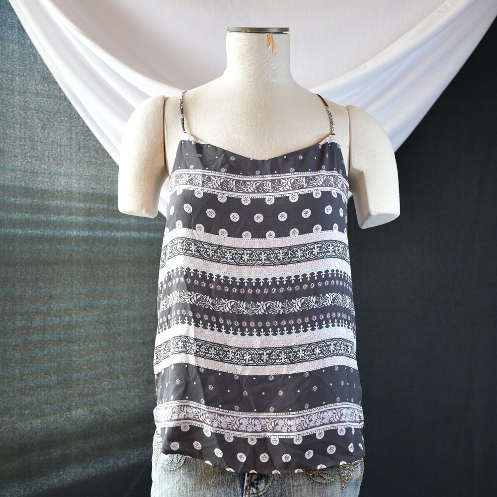 Loft Striped Spaghetti Strap Tank Top Size XS
